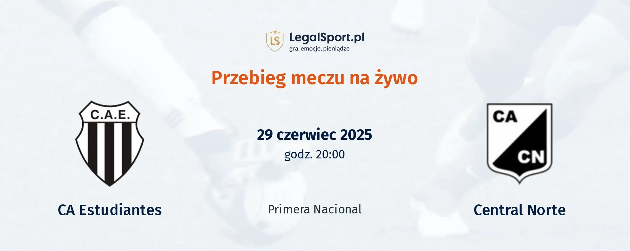 Przebieg CA Estudiantes - Central Norte