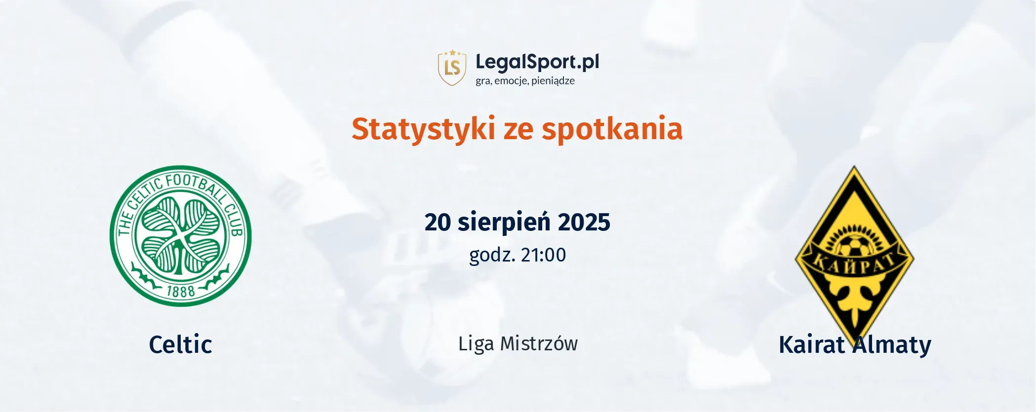 Statystyki Celtic - Kairat Almaty