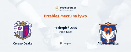 Przebieg Cerezo Osaka - Albirex Niigata