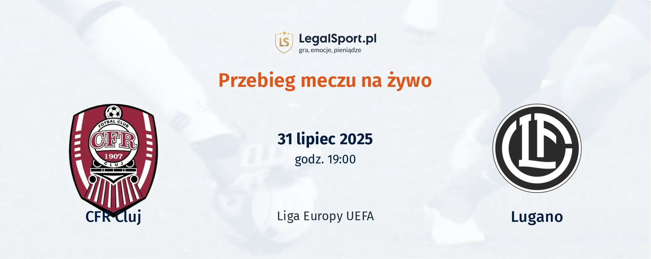Przebieg CFR 1907 Cluj - FC Lugano