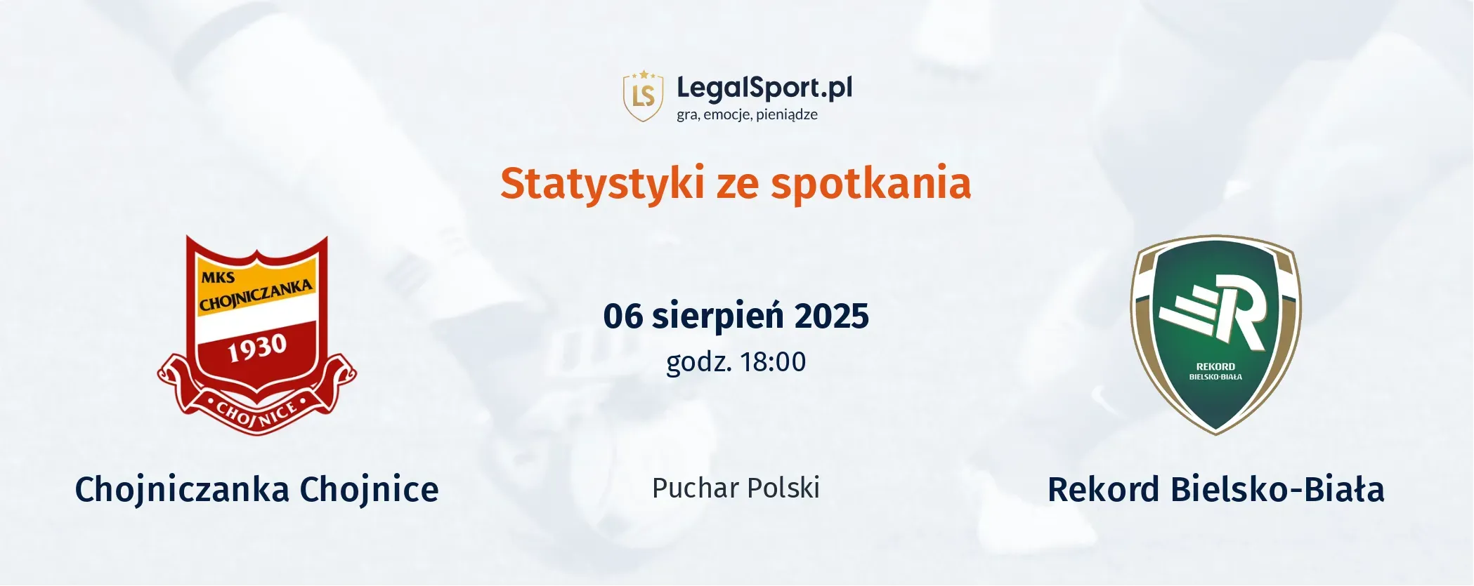 Statystyki Chojniczanka Chojnice - Rekord Bielsko-Biała