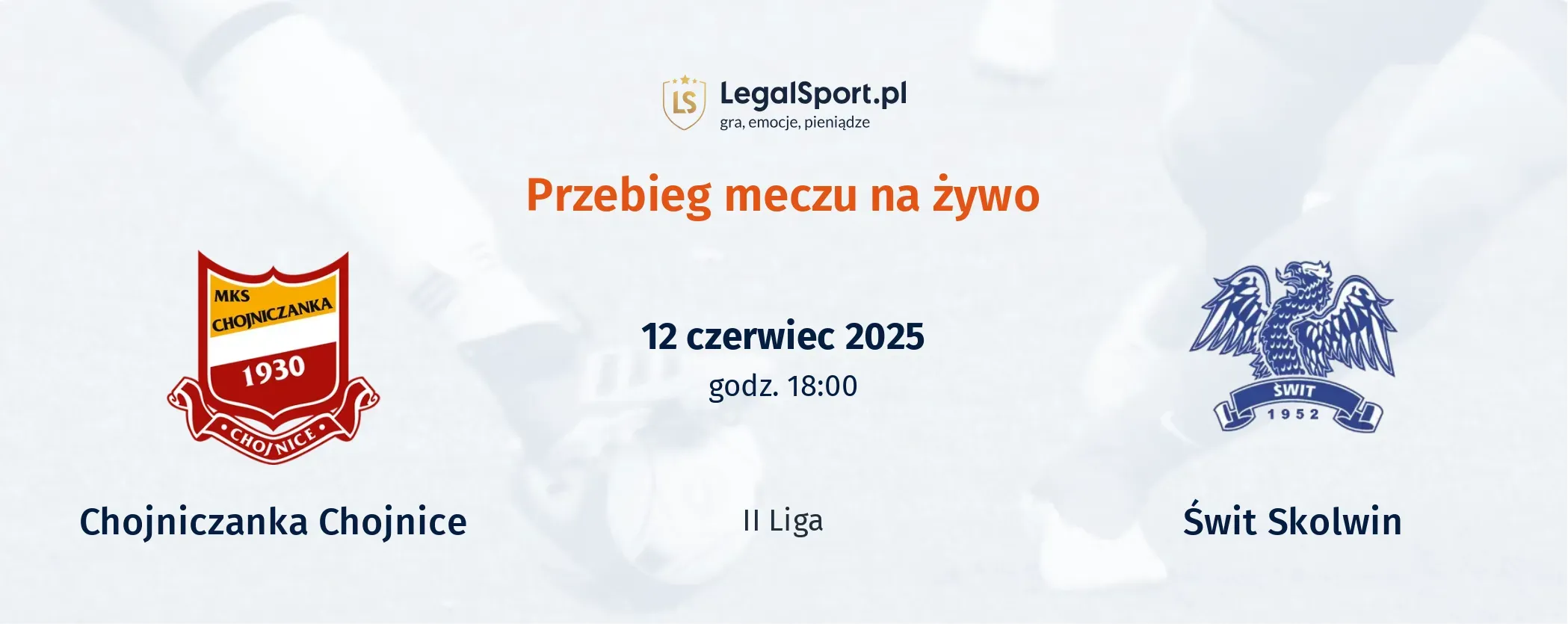 Przebieg Chojniczanka Chojnice - Świt Szczecin