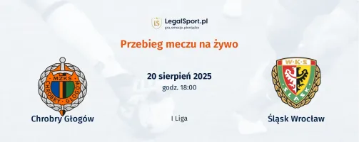 Przebieg Chrobry Głogów - Śląsk Wrocław
