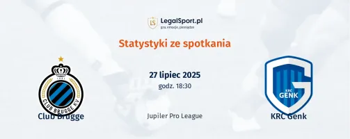 Statystyki Club Brugge - Genk