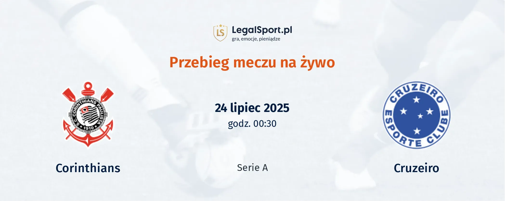 Przebieg Corinthians - Cruzeiro