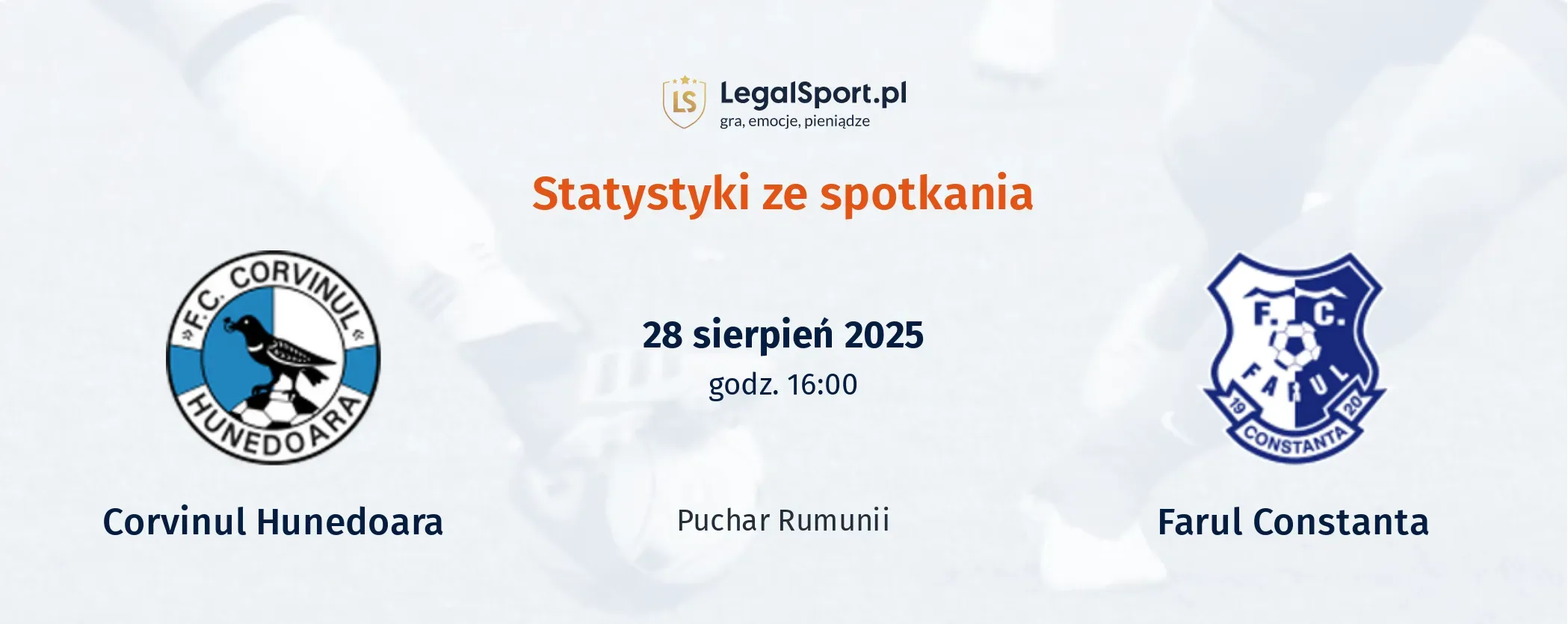 Statystyki Corvinul Hunedoara - Farul Constanta