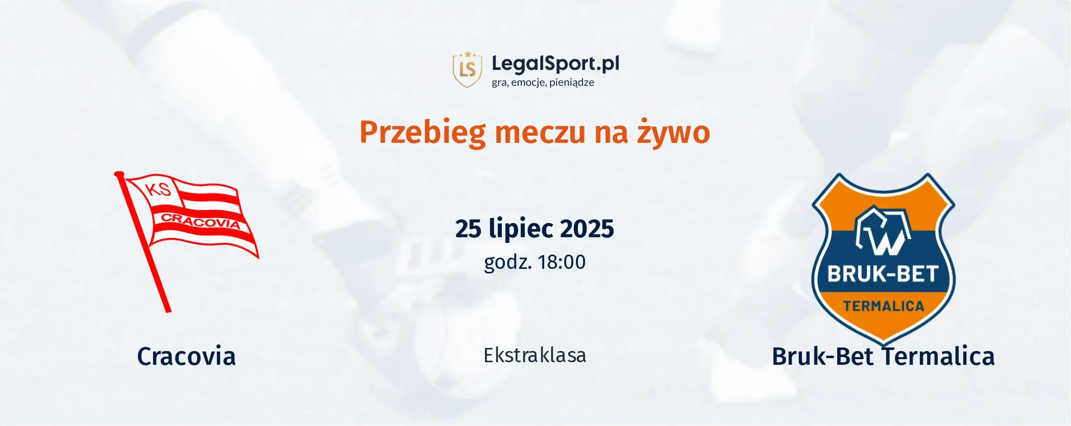Przebieg Cracovia - Bruk-Bet Termalica
