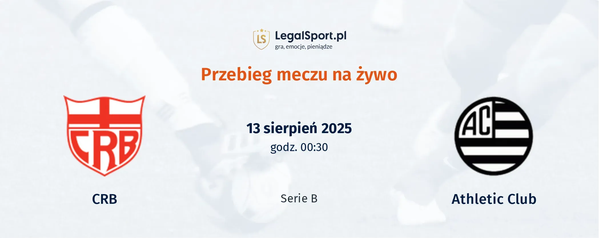 Przebieg CRB - Athletic Club