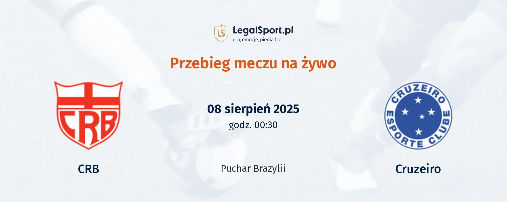 Przebieg CRB - Cruzeiro