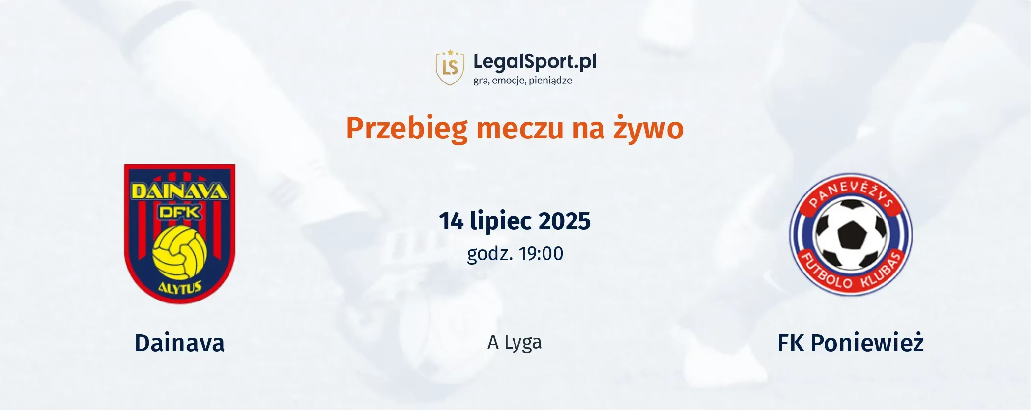 Przebieg Dainava - FK Poniewież