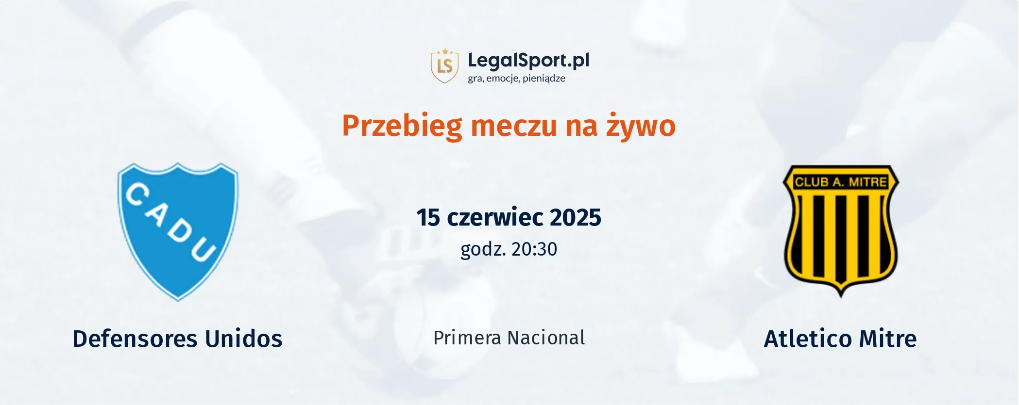 Przebieg Defensores Unidos - Atletico Mitre