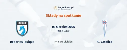 Składy Deportes Iquique - U. Catolica