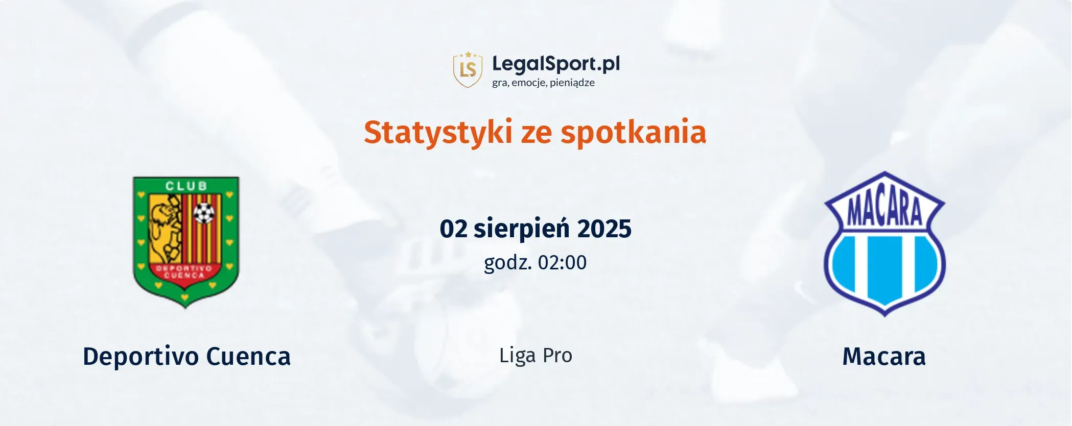Statystyki Deportivo Cuenca - Macara