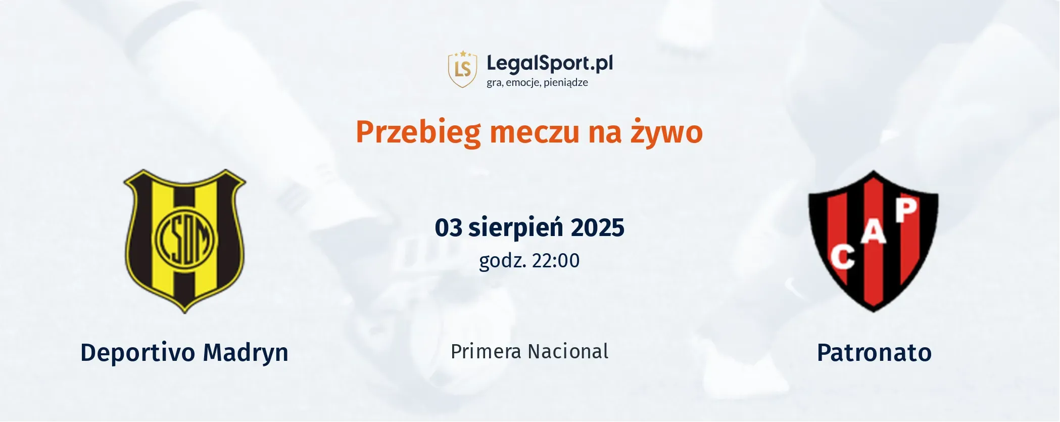 Przebieg Deportivo Madryn - Patronato