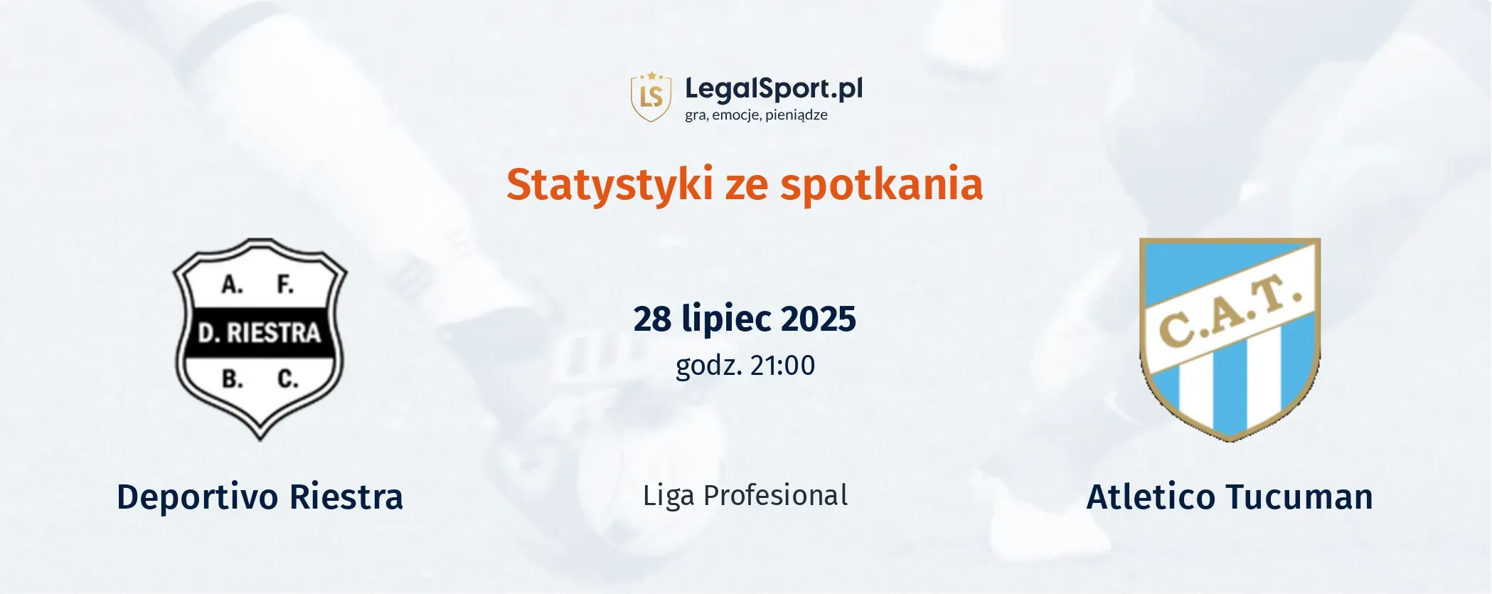 Statystyki Deportivo Riestra - Atletico Tucuman