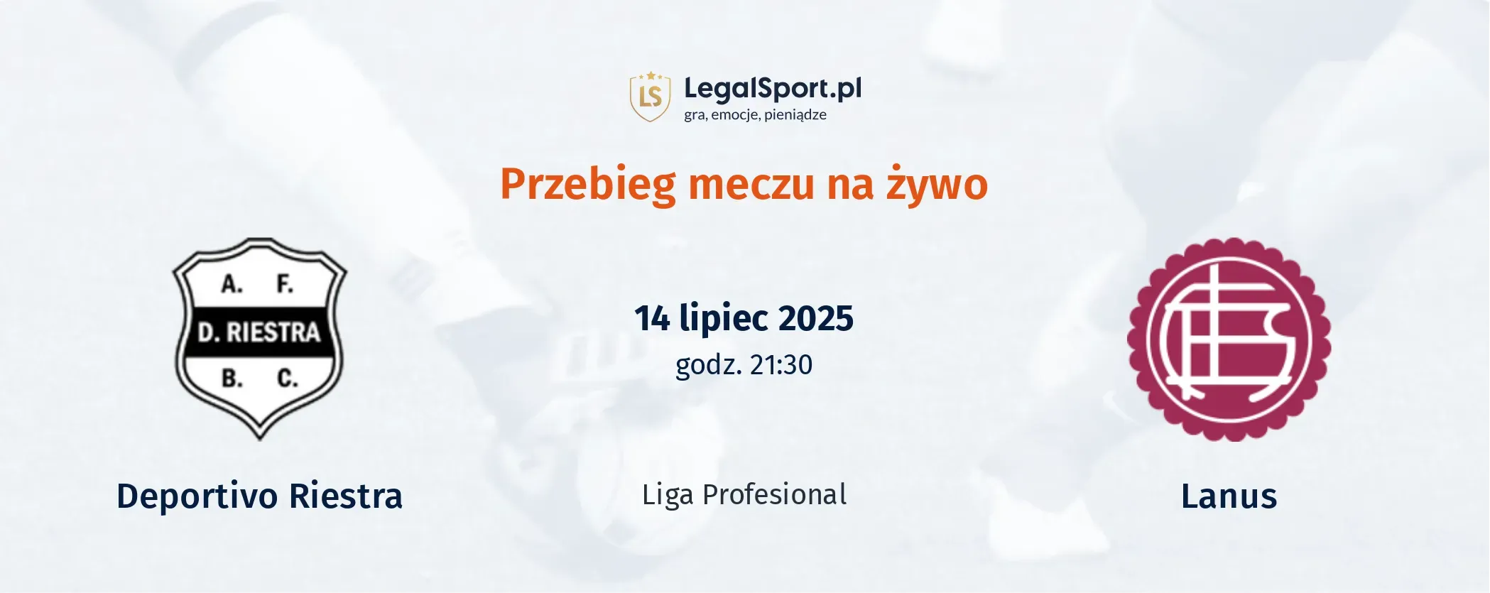 Przebieg Deportivo Riestra - Lanus