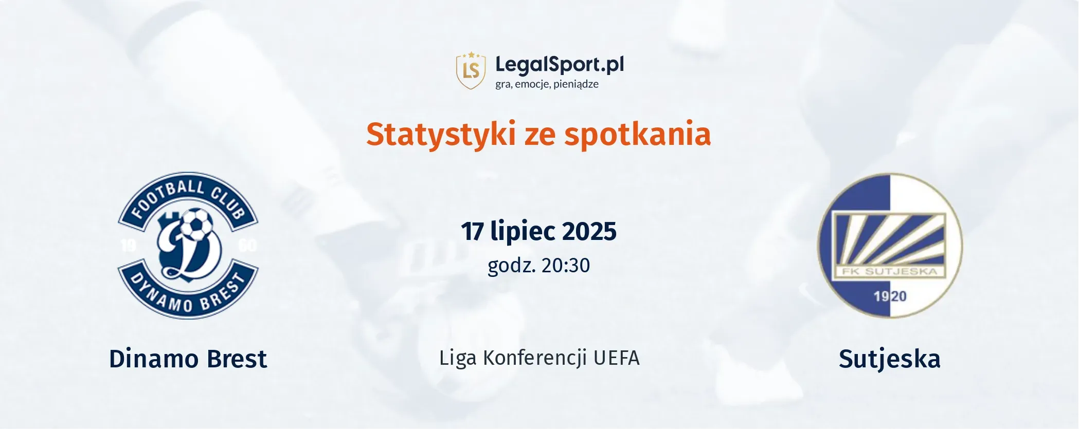 Statystyki Dinamo Brest - Sutjeska