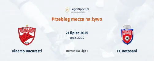 Przebieg Dinamo Bucuresti - FC Botosani