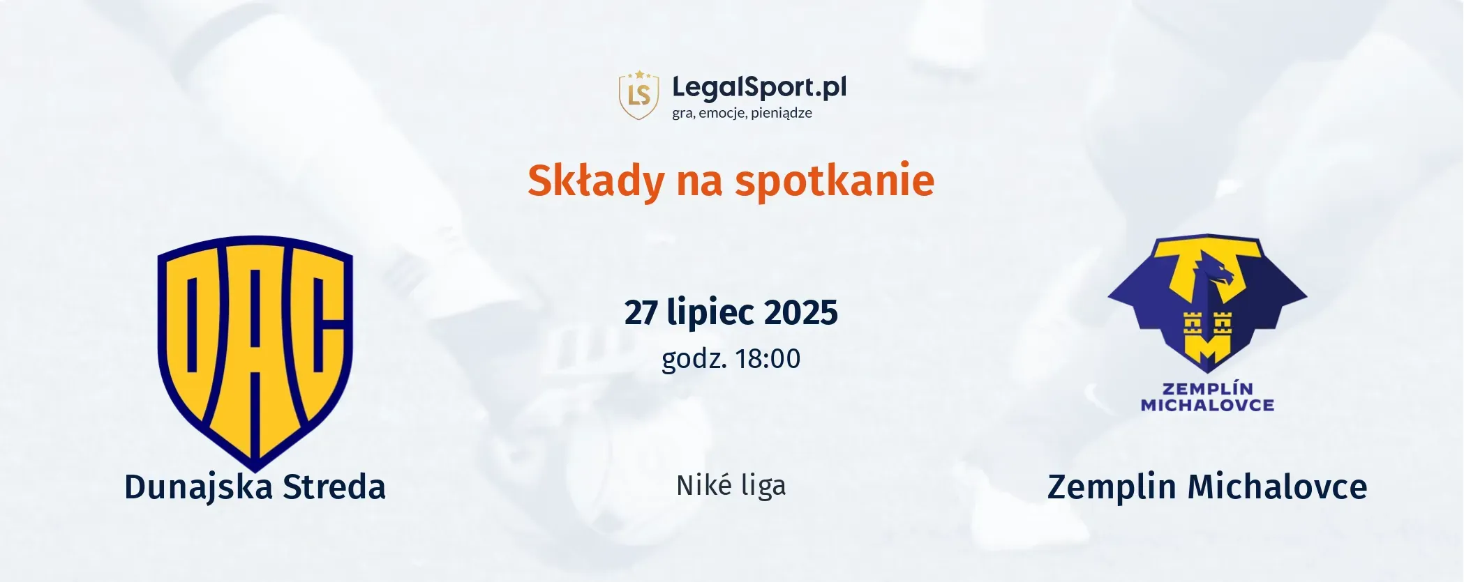 Składy Dunajska Streda - Zemplín Michalovce