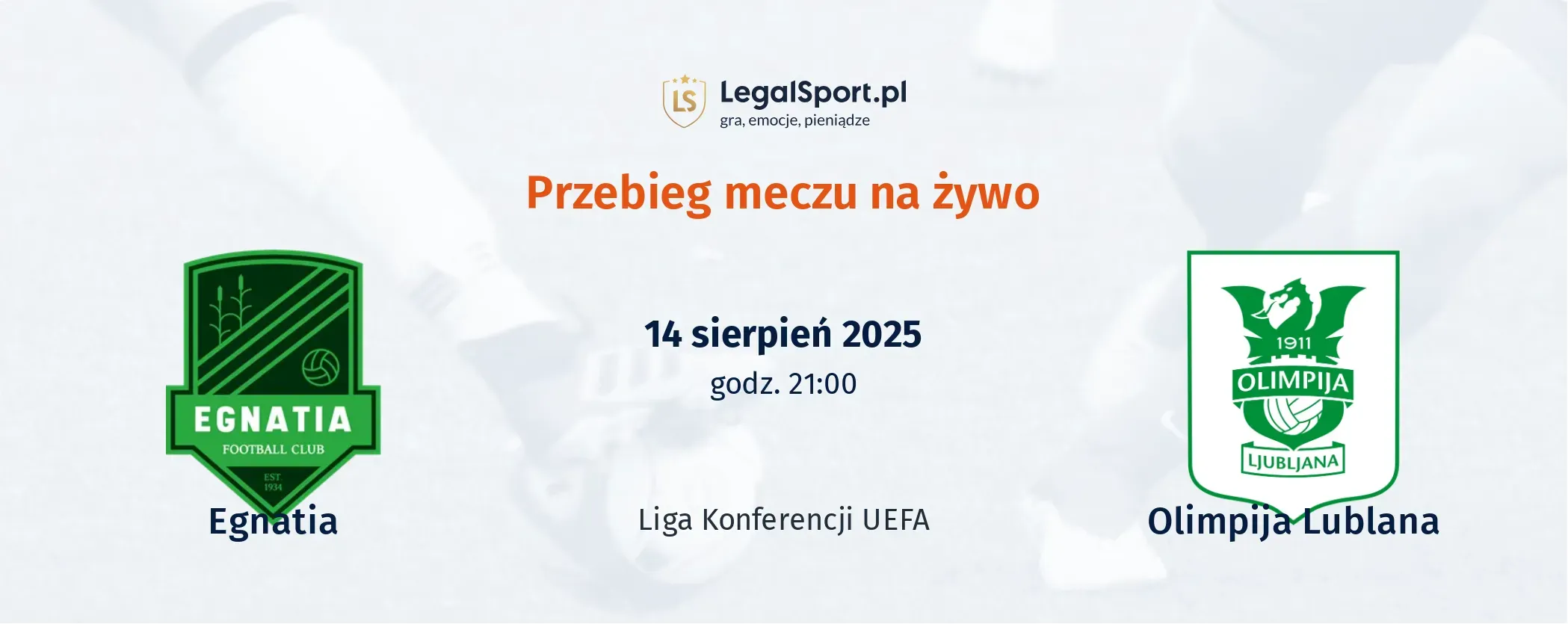 Przebieg Egnatia - Olimpija Ljubljana