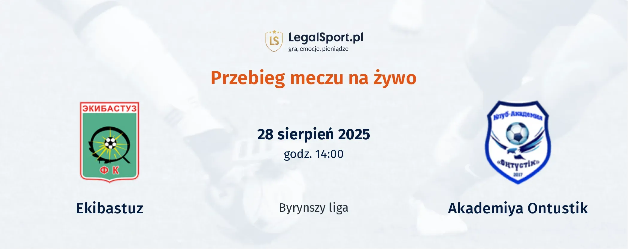 Przebieg Ekibastuz - Akademiya Ontustik