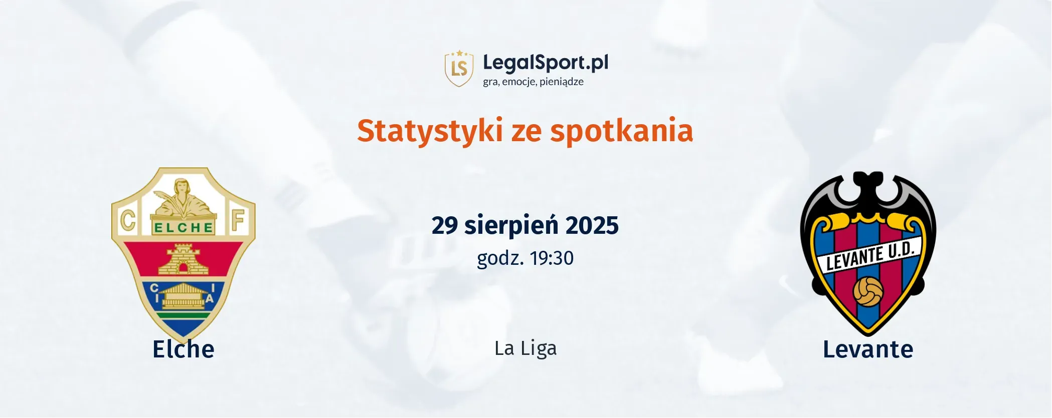 Statystyki Elche - Levante