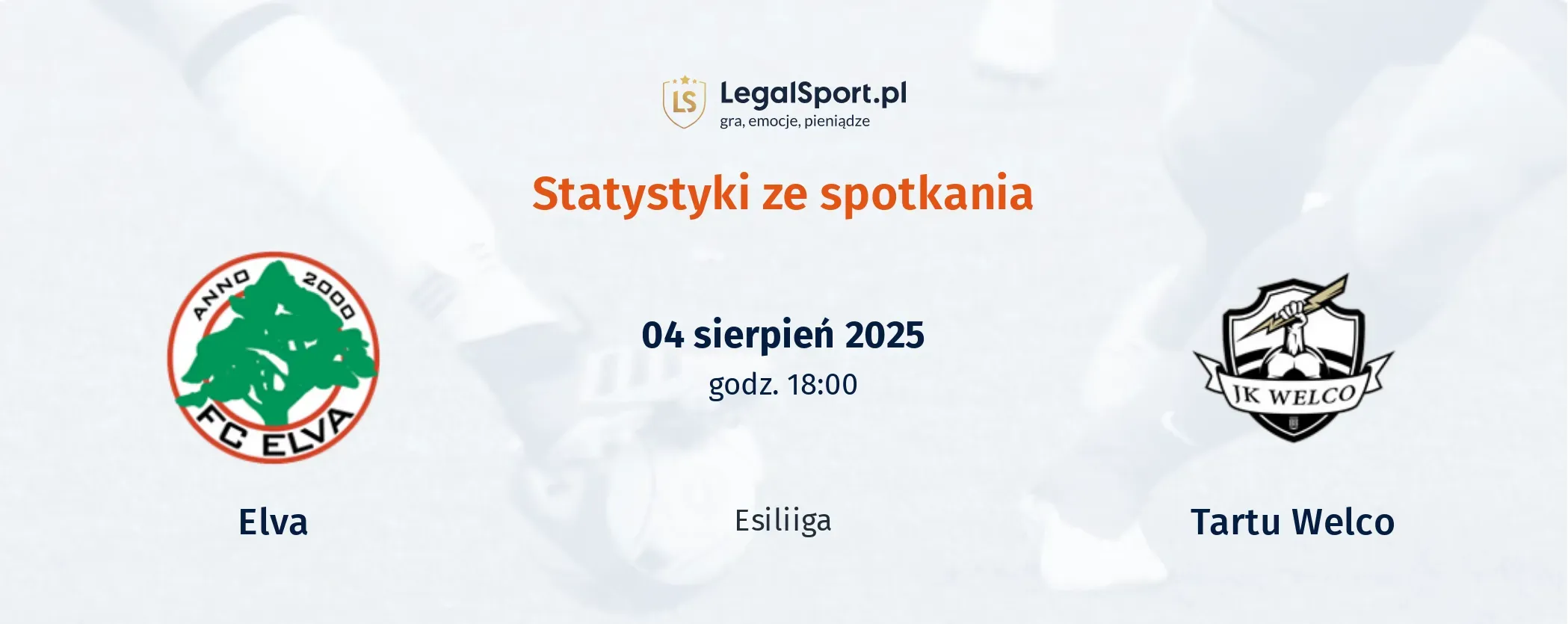 Statystyki Elva - Tartu Welco