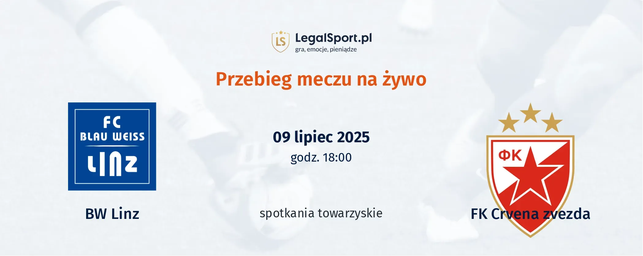 Przebieg FC BW Linz - FK Crvena Zvezda