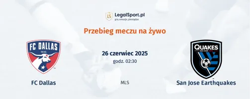 Przebieg FC Dallas - San Jose Earthquakes