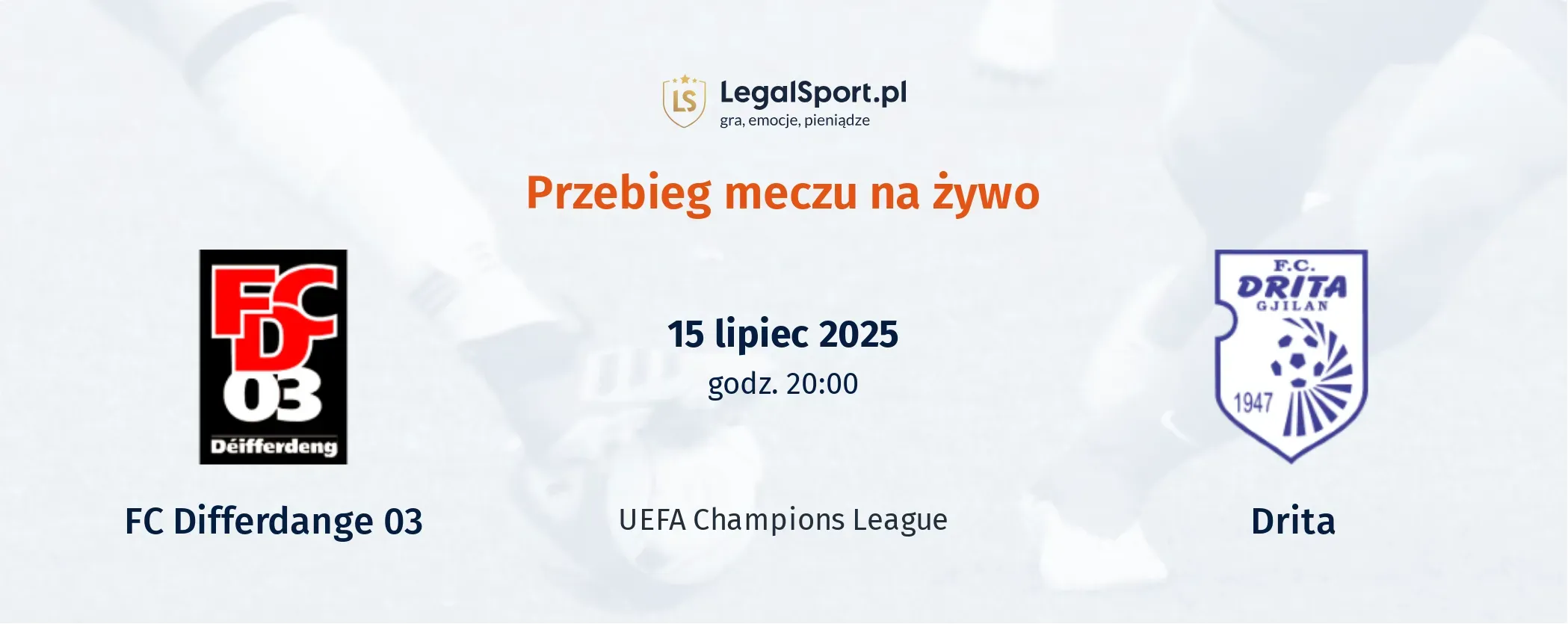 Przebieg FC Differdange 03 - Drita