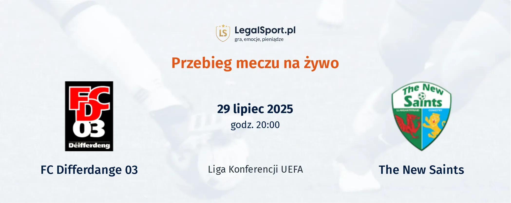Przebieg FC Differdange 03 - The New Saints