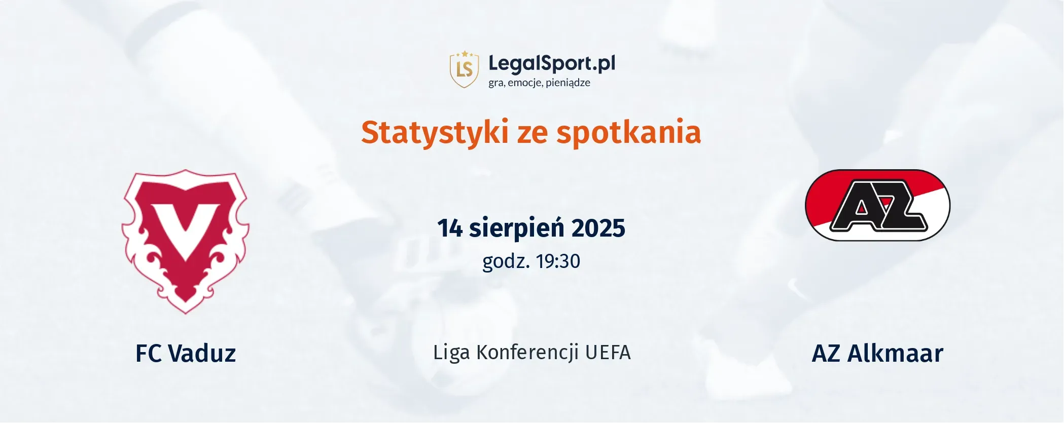 Statystyki FC Vaduz - AZ Alkmaar