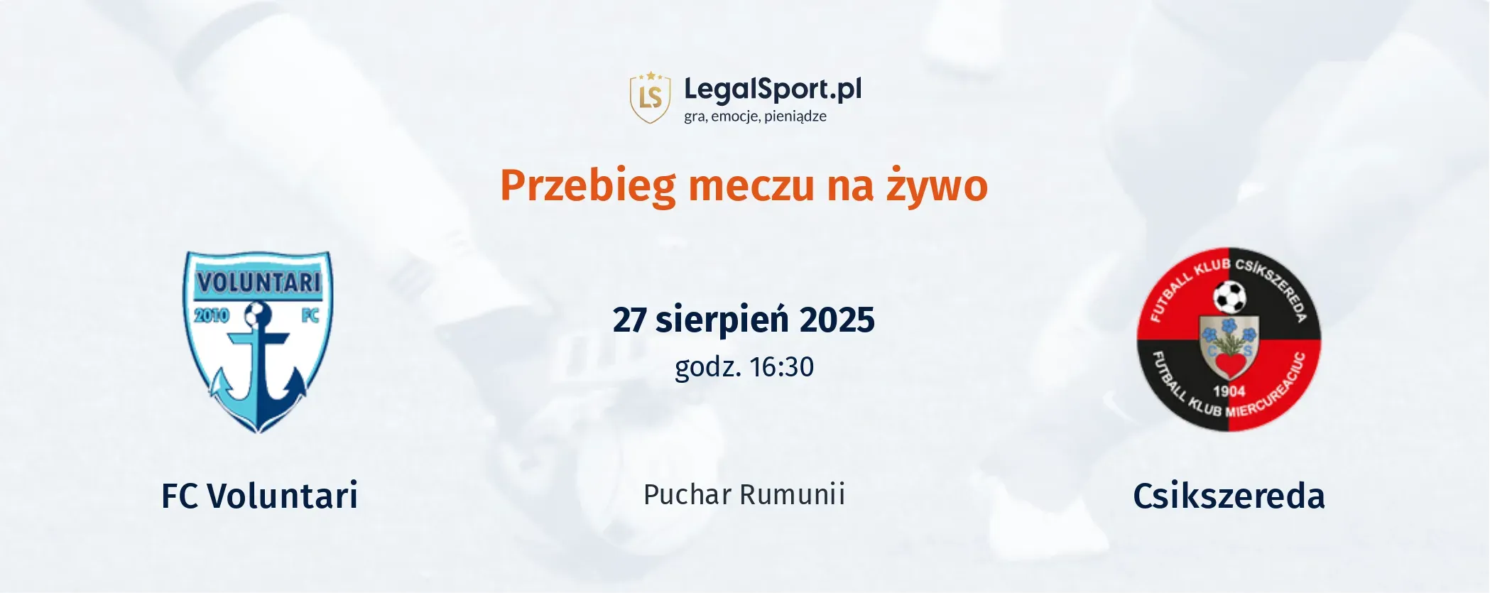 Przebieg FC Voluntari - Csikszereda