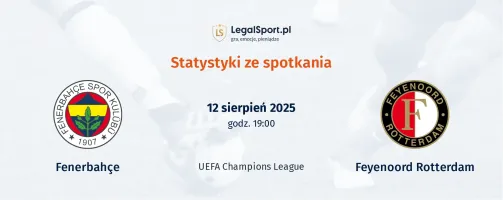 Statystyki Fenerbahce - Feyenoord