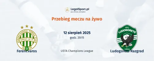 Przebieg Ferencvarosi TC - Ludogorets
