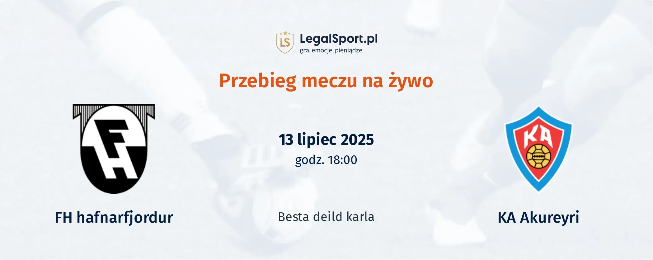 Przebieg FH hafnarfjordur - KA Akureyri