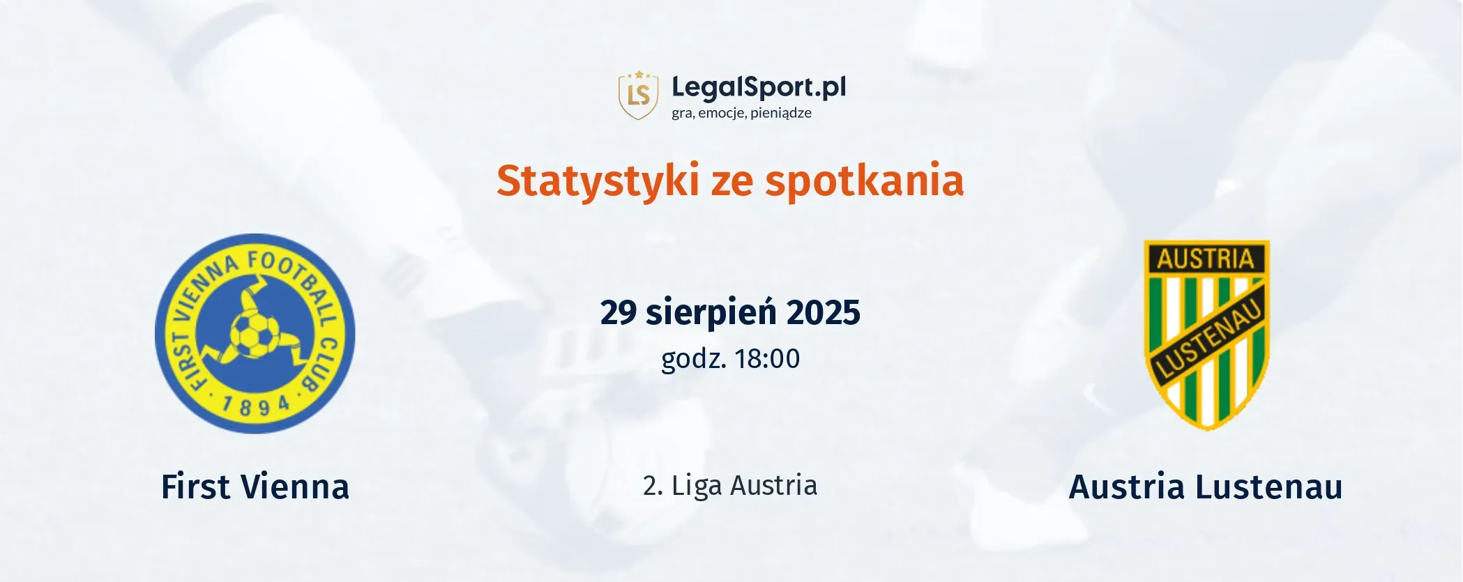 Statystyki First Vienna - Austria Lustenau
