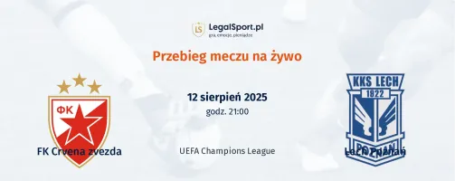 Przebieg FK Crvena Zvezda - Lech Poznań