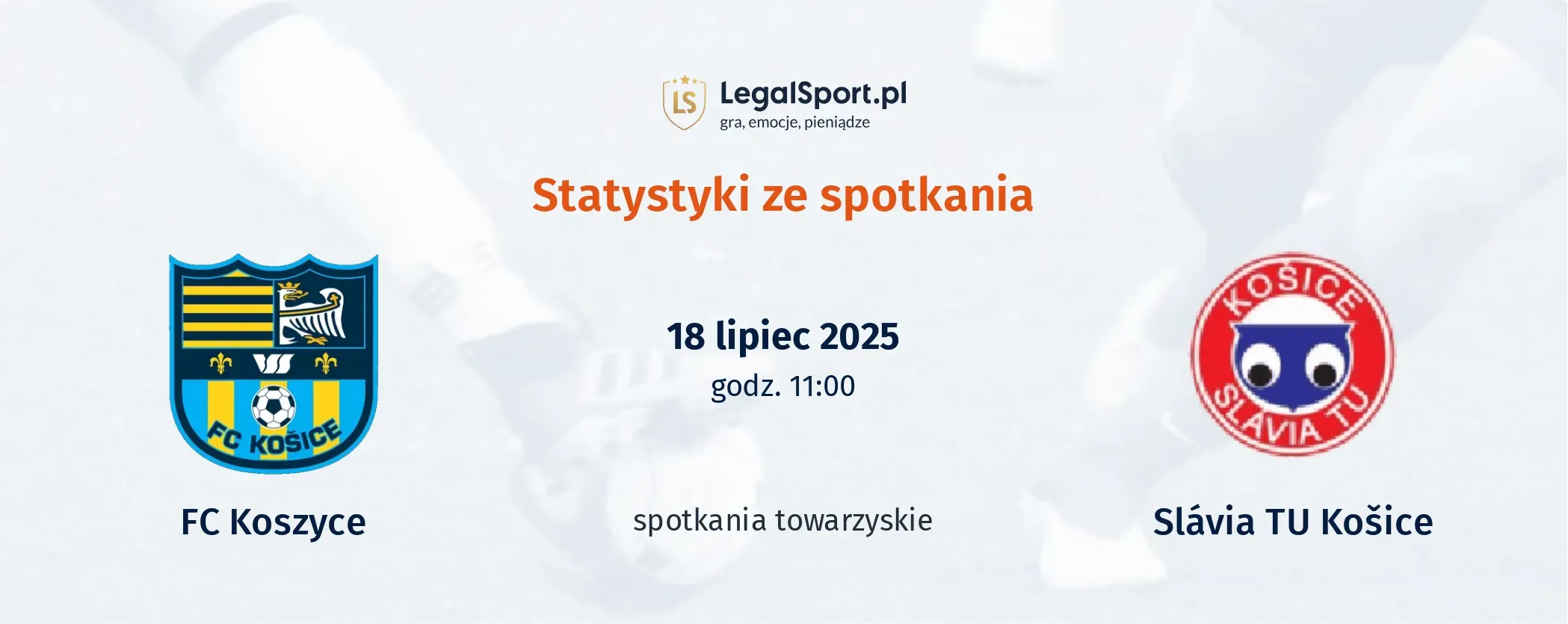 Statystyki FK Košice - Slávia TU Košice