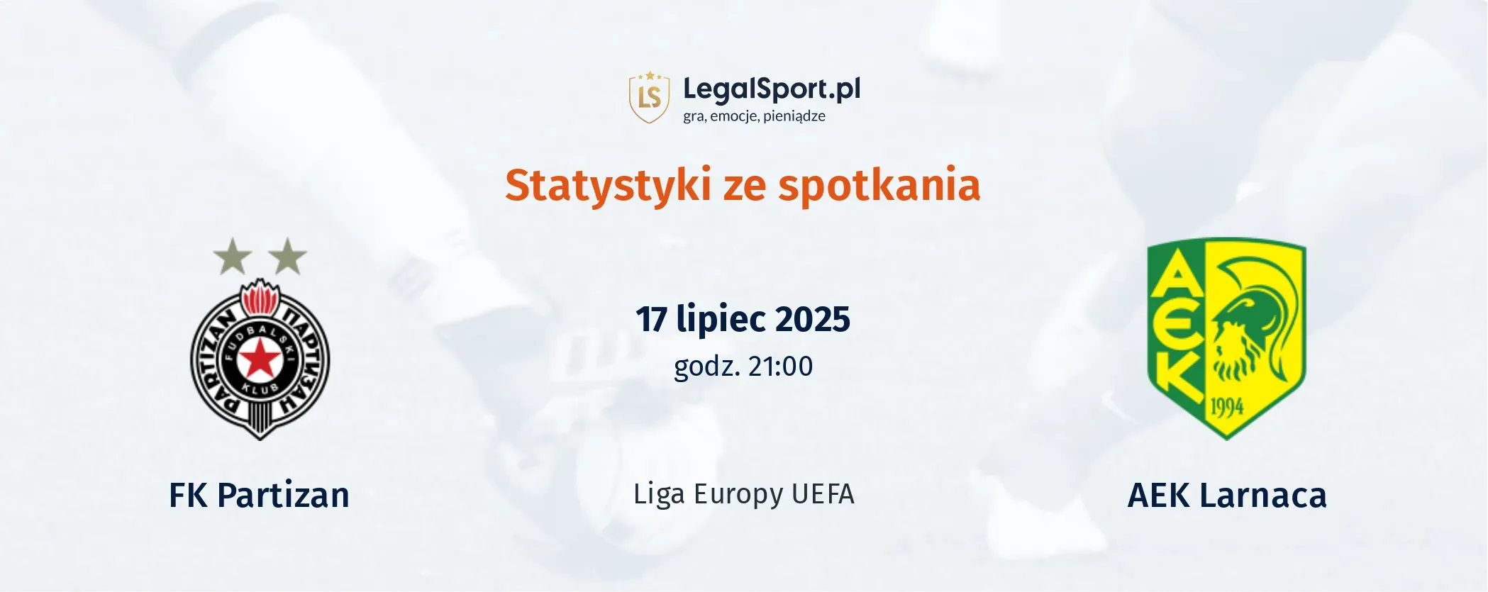 Statystyki FK Partizan - AEK Larnaca