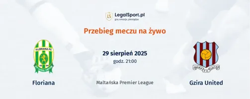 Przebieg Floriana - Gzira United