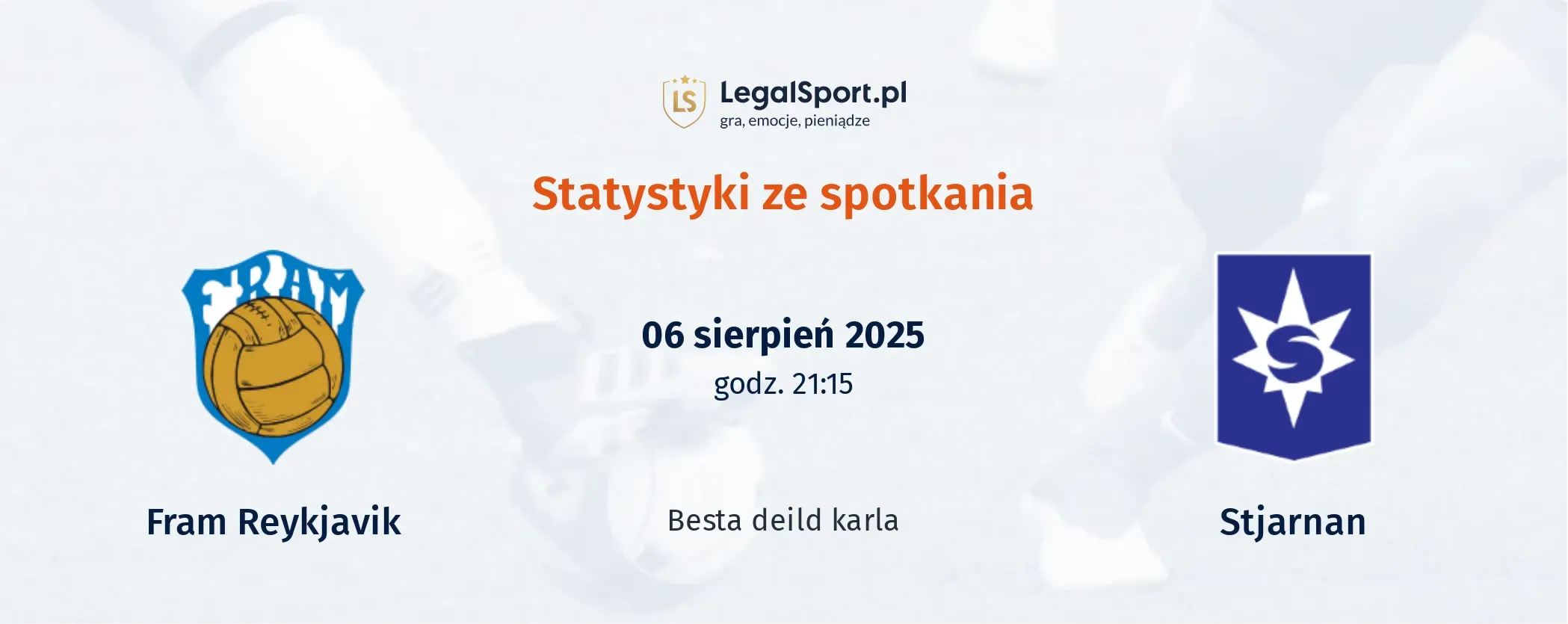 Statystyki Fram Reykjavik - Stjarnan