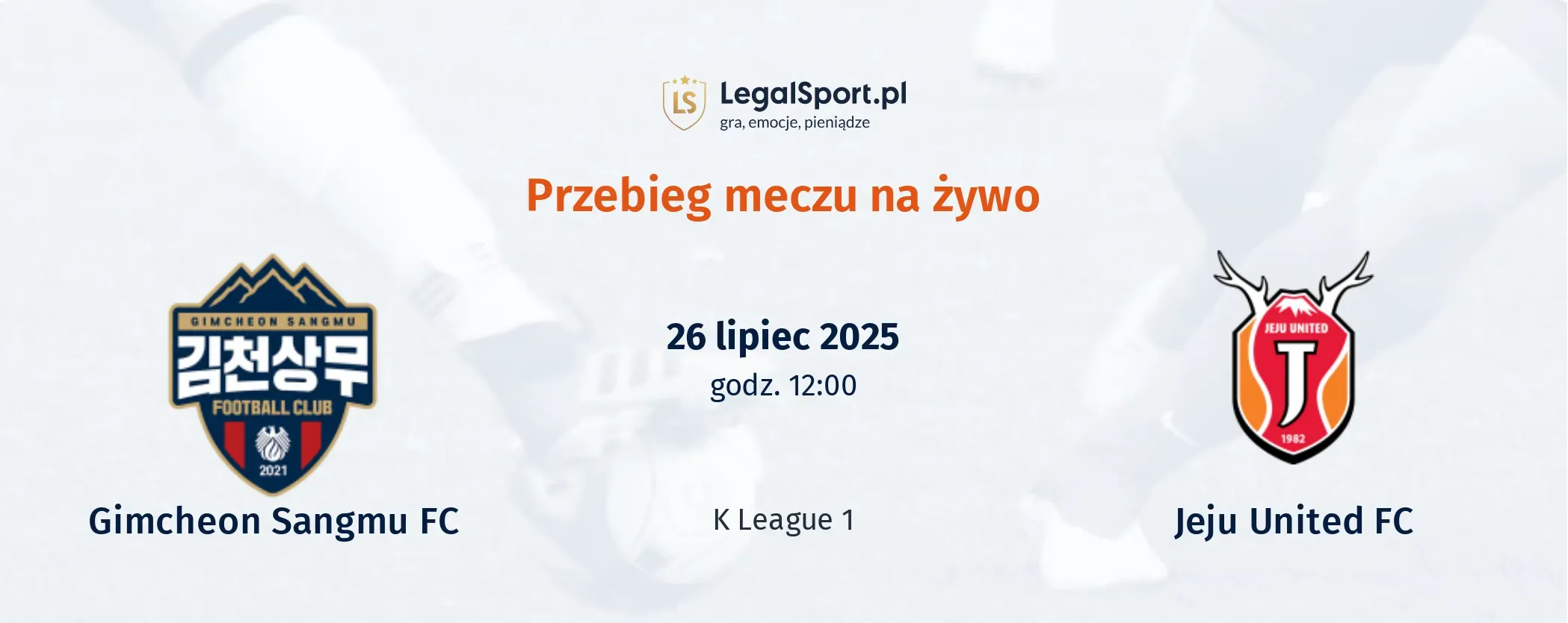 Przebieg Gimcheon Sangmu FC - Jeju United FC