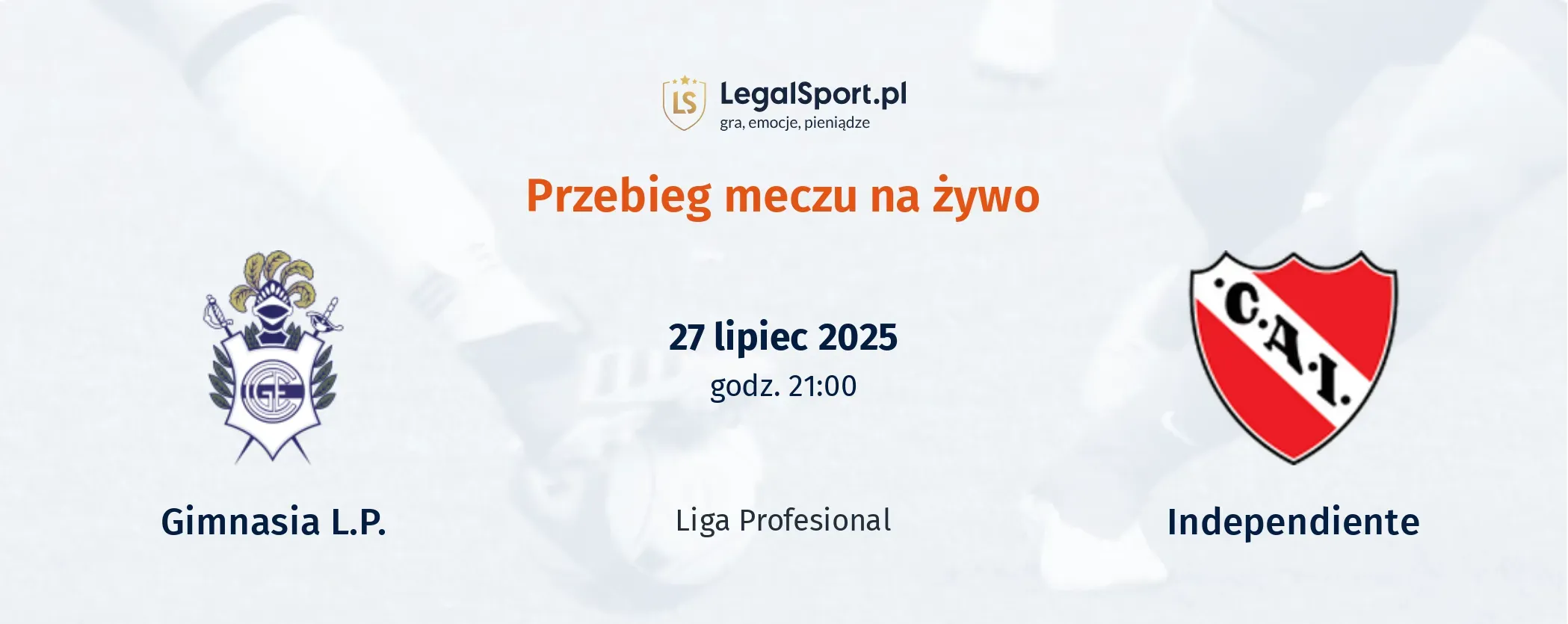 Przebieg Gimnasia L.P. - Independiente