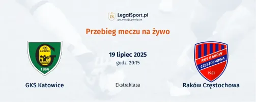 Przebieg GKS Katowice - Raków Częstochowa