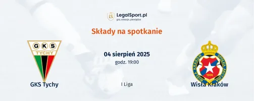 Składy GKS Tychy - Wisła Kraków