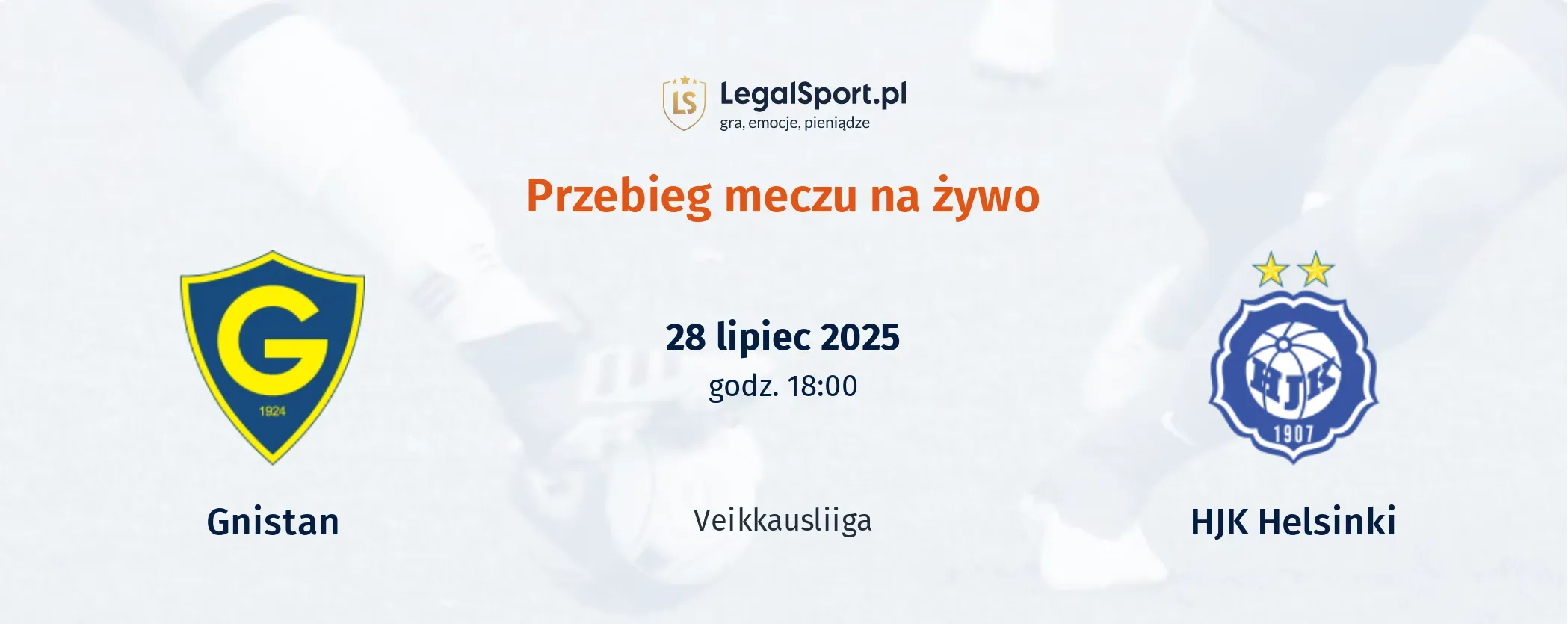 Przebieg Gnistan - HJK Helsinki