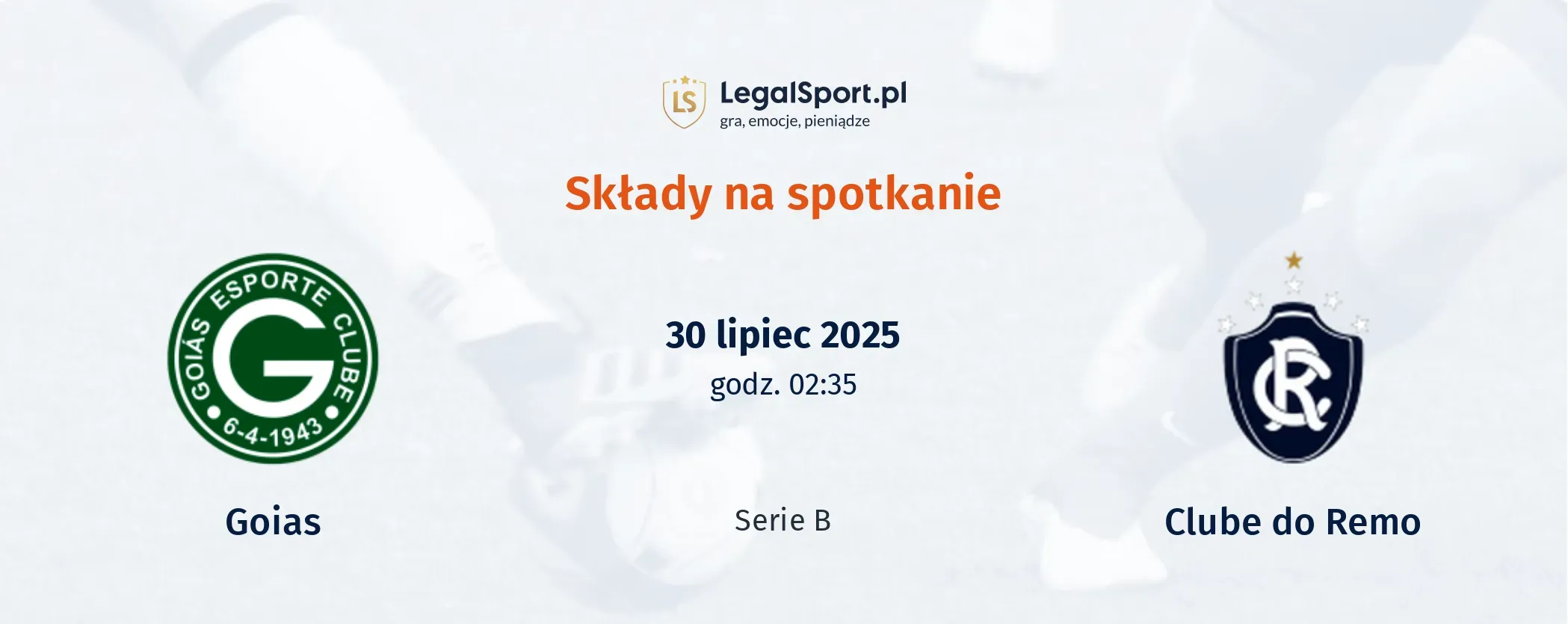 Składy Goias - Remo