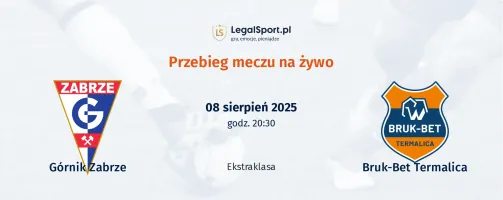 Przebieg Górnik Zabrze - Bruk-Bet Termalica