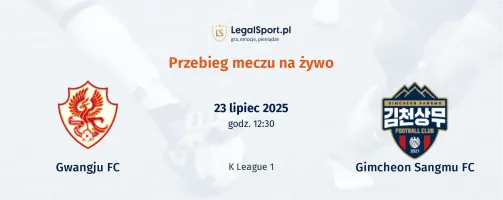 Przebieg Gwangju FC - Gimcheon Sangmu FC